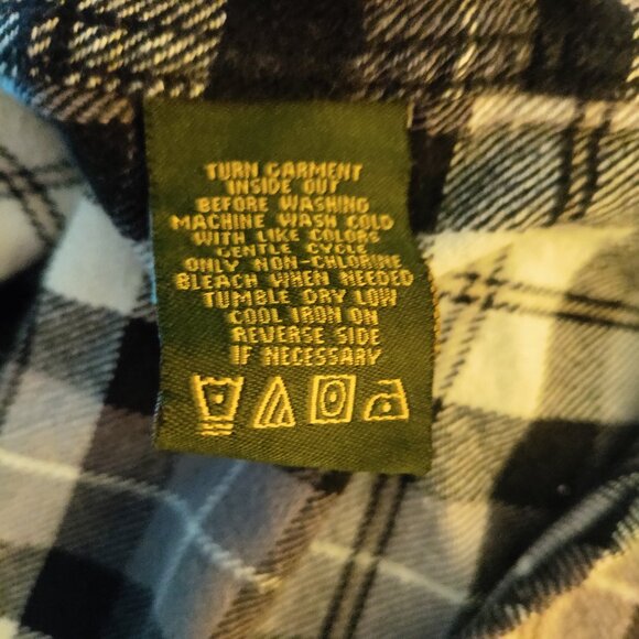 Anchorage Expedition Brand L Mens Flannel Shirt L/S Cotton Plaid GUC - Picture 4 of 5